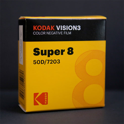 Film – Super 8 KODAK vision 3 50D négatif couleur 15m